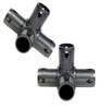 Moveandstic Set of 2 Space Coupling 4-Arm Black - Coupling