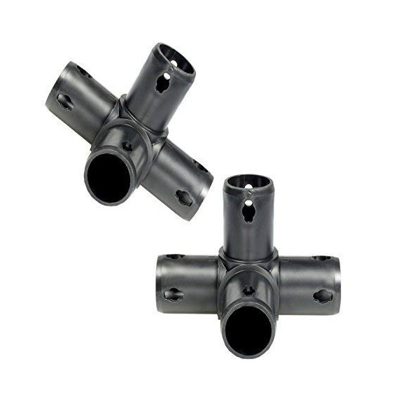 Moveandstic Set of 2 Space Coupling 4-Arm Black - Coupling