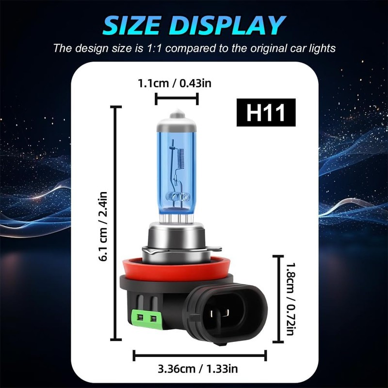 Fit For Kia Optima 2011-2013 Headlight Bulbs, H1 High Beam