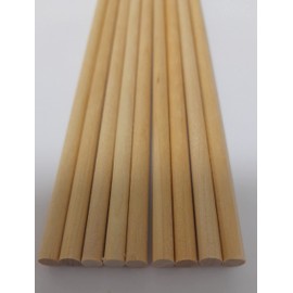 5mm Dowel Approx 300mm Long 10 Lengths Per Pack