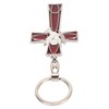 Cross Keychain Peace Bird Vibrant Colors Strong Alloy Skin Friendly