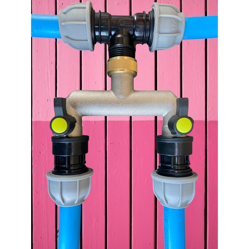 Mdpe Water Supply Pipe Compression Fittings with Metal Manifold/Splitter,Available for