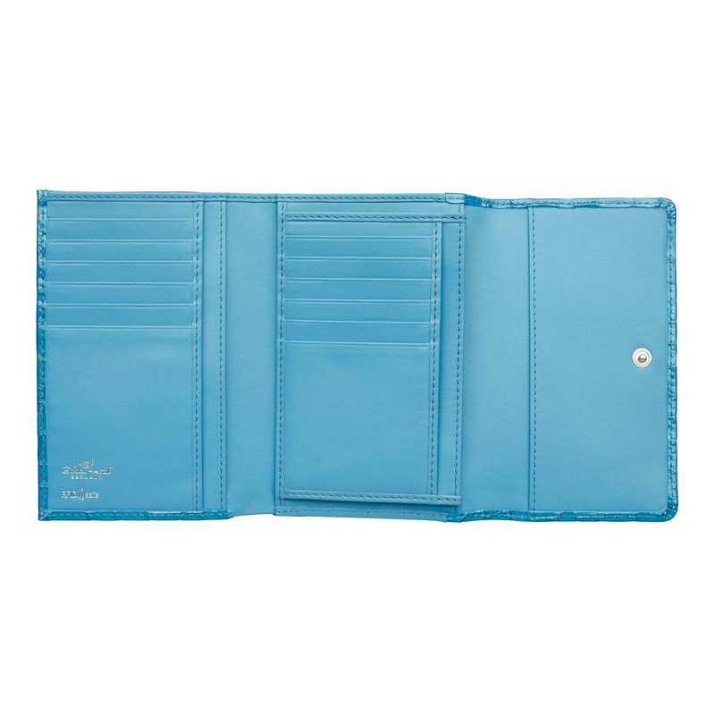 Golden Head Cayenne Ladies Purse Wallet Azure, blue, rfid wallet