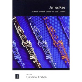 James Rae: 38 More Modern Studies for Solo Clarinet, Universal Edition UE21554