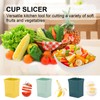 3-PCS Cup Slicer Strawberry Cutter: Fruit Cup Cutter Slicer, Cup
