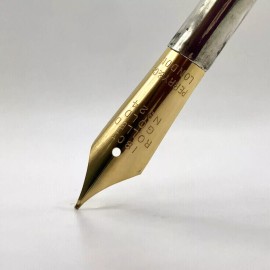 Perry & Co. x3 Vintage Perry & Co No. 24 Fountain Pen Nib 18k Rolled Gold NOS - Size 14