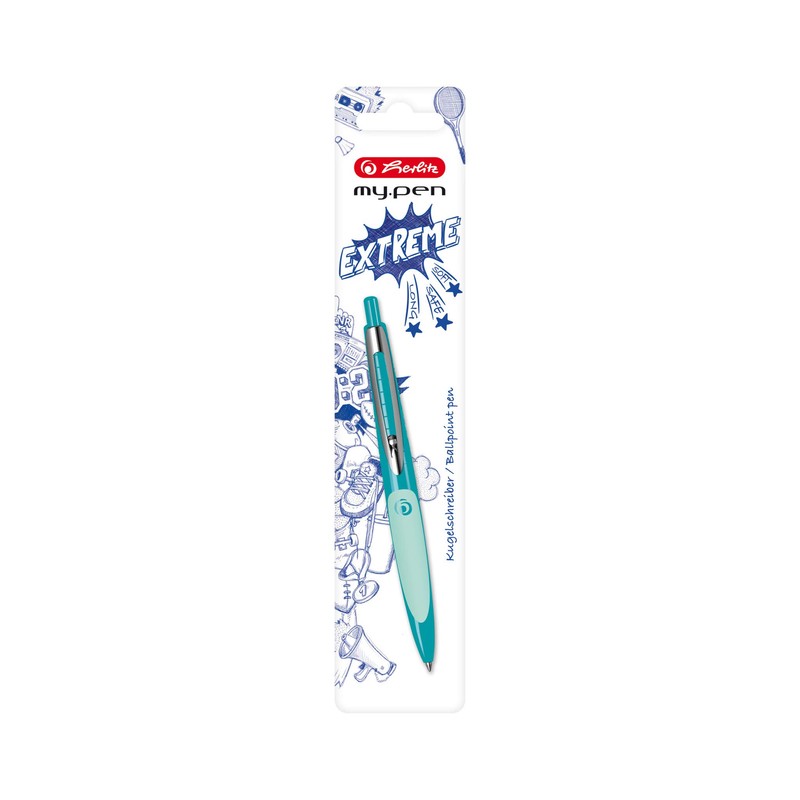 herlitz my.pen 50028351 Ballpoint Pen Dark Green/Light Green Pack of