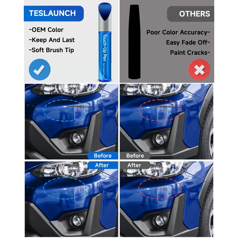 K7X WR(World Rally) Blue Pearl Compatible with Subaru Exact Match