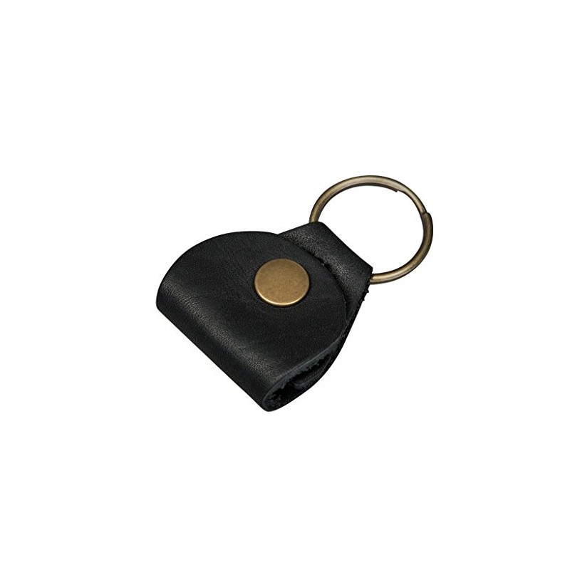 Gibson Gibson Premium Leather Pick Holder Key Chain (Black/AKYC-BLK)