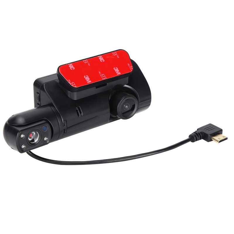 Driving Recorder IPS HD 1080P 3‑Inch Detachable Rotatable Lens Car
