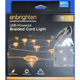 Enbrighten USB-Powered LED Cord Lights-Cool-Wa