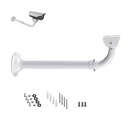 WiTi Solid J-Pole Bracket Extendable Mounting Holder for Security Surveillance Cameras,40CM-60CM Adjustable Wall and Ceiling Mount Bracket for CCTV IP Camera,Metal Pole Mount with Powder Spray Coating