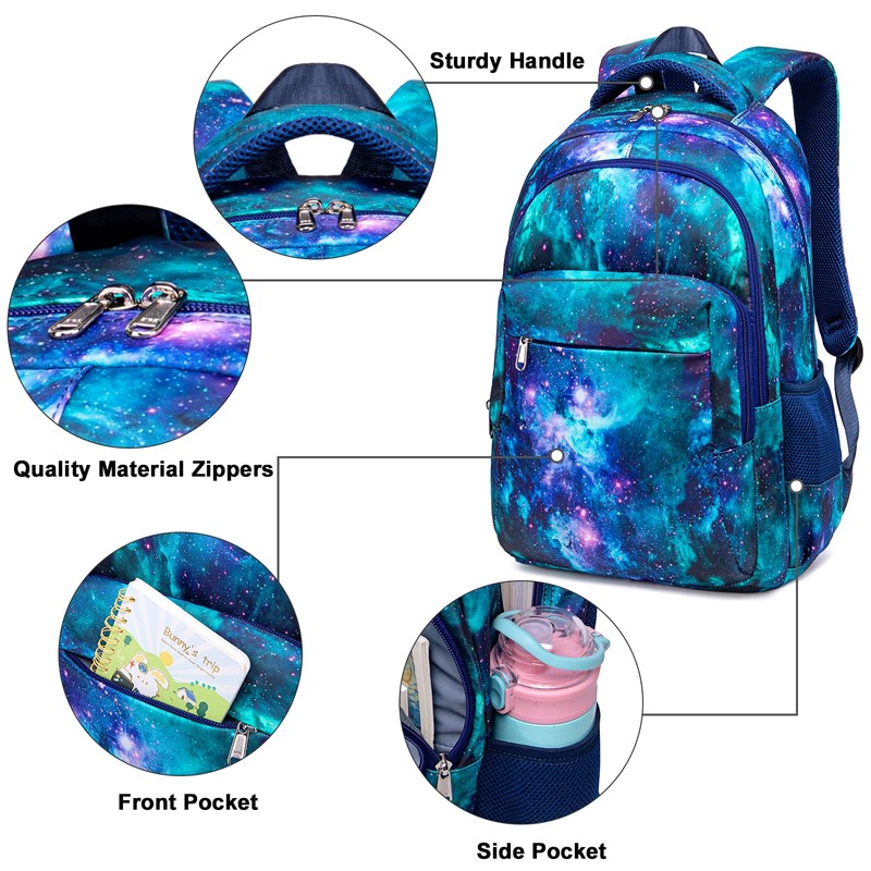 LEDAOU Backpack for Teen Boys Girls School Bags Kids Bookbags