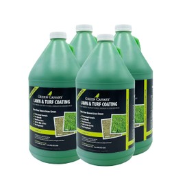 Green Canary Pre-Mixed Grass Colorant - 4 Gallons, Environmentally Safe, Natural Looking Turf, Green Grass Paint, Ready to Apply Grass Colorant
