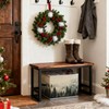 Misty Foggy Mountain Storage Bins, Forest Green Nature Landscape Foldable