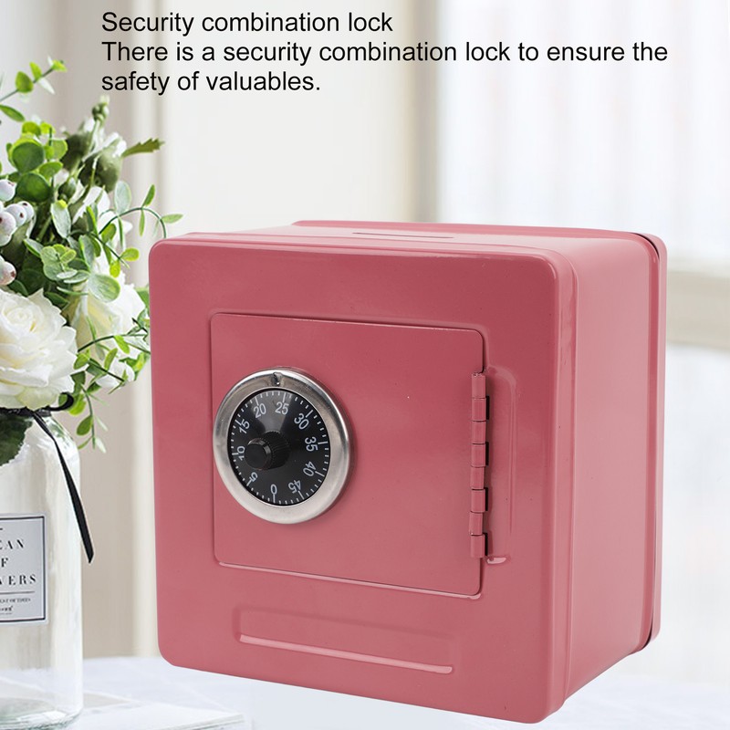 Password Box Durable Metal Password Cash Can Multifunctional Coded Lock