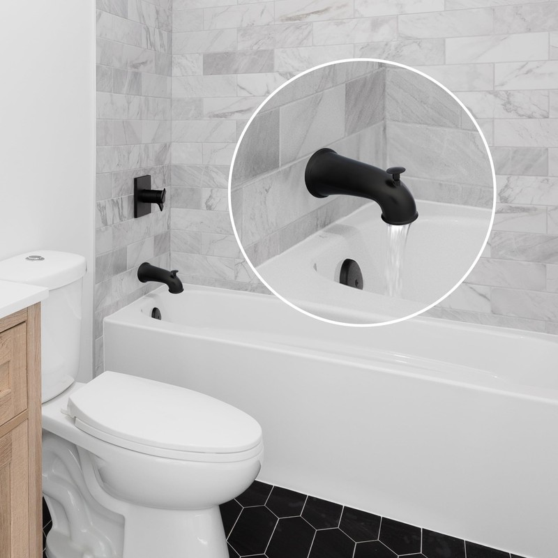 Danco 11080 Tub Spout, No Size, Matte Black