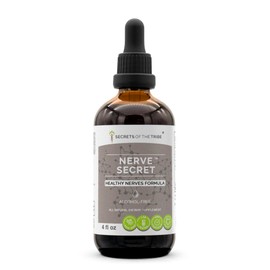 Secrets of the Tribe - Nerve Secret, Herbal Supplement Blend Drops Alcohol-Free Liquid Extract, Healthy Nerves Formula (4 fl oz)