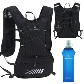 Trinkweste, Rucksack mit 2 l Wasserblase oder 470 ml weicher Flasche (optional), Fahrradrucksack, Ski-Rucksack, Laufrucksack, Wasserrucksack, MTB-Rucksack (Rucksack mit 470 ml weicher Flasche)