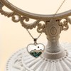 Vera Glam | Stainless Steel Heart Pendant Necklace | Abalone