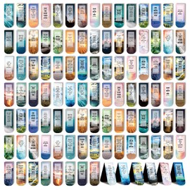 104 Pcs Christian Magnetic Bookmarks Bible Magnetic Bookmarks Magnetic Bookmarks for Women Men Book Lovers Page Markers Teachers Students Reading School Office Home