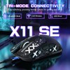 MAMBASNAKE Attack Shark X11SE Lightweight Wireless Gaming Mouse, Tri-Mode 2.4G/USB-C