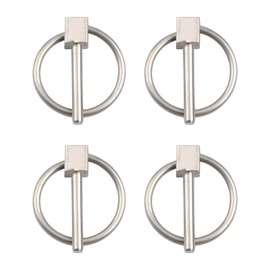 INCREWAY 3mm Linch Pin,4PCS Stainless Steel Round Safety Pins Lock Pin Retaining Pins Lynch Pin Assortment Kit