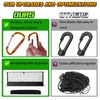 Envelope Style Truck Bed Cargo Net Compatible with 2005-2025 Toyota
