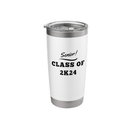 Class of 2K24 - Senior - Class of 2024 - Graduation 2024 Stainless Steel Insulated Tumbler