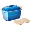 Le Creuset Heritage Stoneware Pate Terrine with Press, 3/4-Quart, Marseille