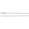 Bonyak Jewelry 14kt White Gold 1mm Singapore 18" Chain