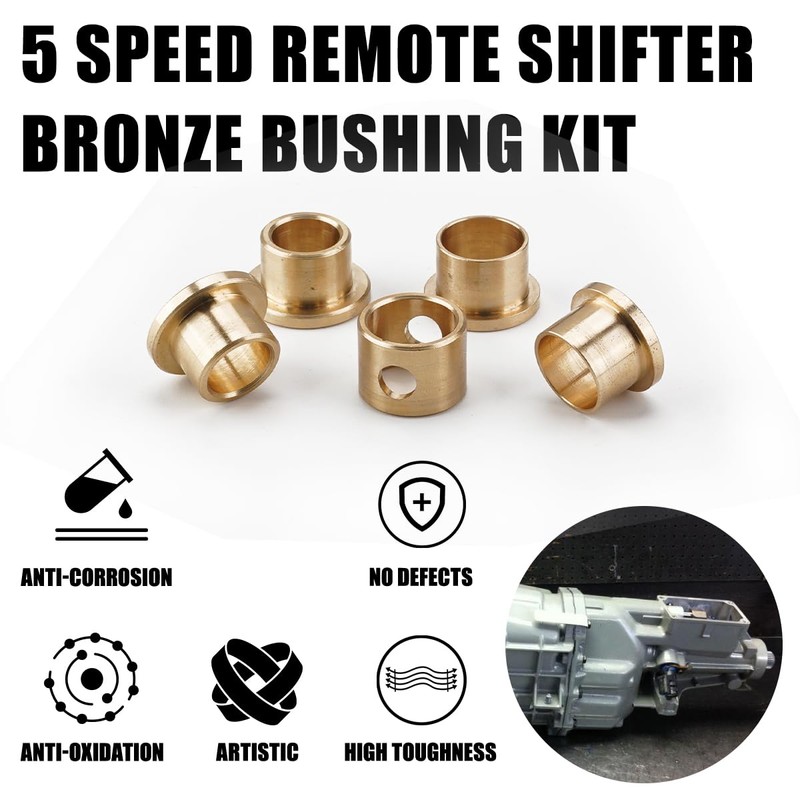 YIBEICO 5PCS Shifter Bush Bushing Kit for Mustang 2005-2010 T5WC
