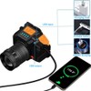 Led Headlamp Rechargeable for Adults Waterproof with Battery Display Motion