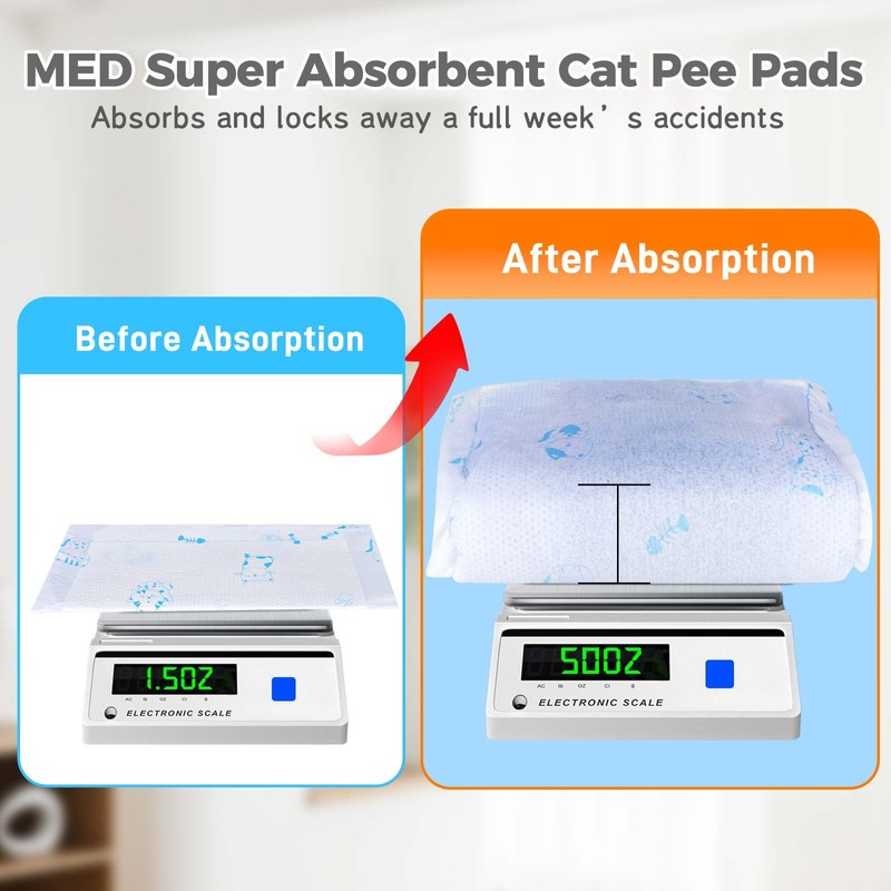 Litter Pads Compatible with Breez Litter Box System, Super Absorbent