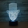 Novel Smart Touch Clown 3D Remote Control ILLusion Night Light
