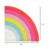 C.R. Gibson TW4-24076 Rainbow Disposable Paper Cocktail Napkins for Birthday