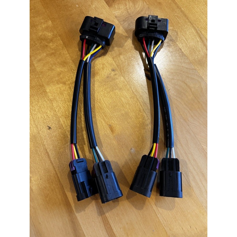 Unbranded 09-18 Dodge Ram Conversion Harnesses Quad Housing To Projector