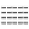 20Pcs Coupling Nut Round Rod Connector 304 Stainless Steel Female