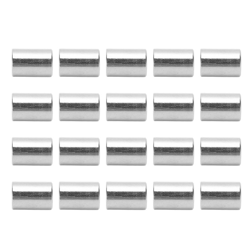 20Pcs Coupling Nut Round Rod Connector 304 Stainless Steel Female