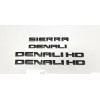 GM 4PCS Matte Black GMC SIERRA DENALI HD Duramax 2500HD