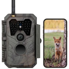 Meidase Trail Camera P90 Pro with WiFi Bluetooth, Game Camera with 64MP 1296p 120° View Angle Night Vision Motion Activated Waterproof Live Stream to Cell Phone for Hunting Game Cameras