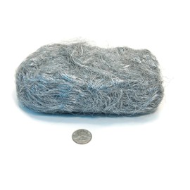 Aluminum Wool (COARSE Grade) - 3.5oz Skein/Wad - by Rogue River Tools. Soft clean and polish! Pure Aluminum