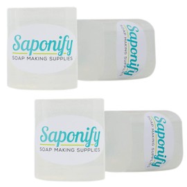 Saponify - 4Lb Ultra Clear Melt and Pour Soap Base, Unscented Base, Easy to Use Glycerin Soap Base for Soap Making