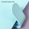 A6 PU Notebook Binder with Transparent Card Pocket Magnet Clasp