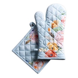 Maison d' Hermine Spring/Summer Set with Oven Gloves and Pot Holder