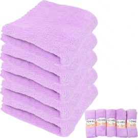 Face Towels, Quick Drying, Fluffy, Thick, Set of 5, Professional Specifications, Super Absorbent, Microfiber Towels, Beauty Salon, Soft, Texture, Antibacterial, Deodorizing, Non-Shedding, Gift, Luxury