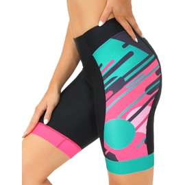 Padded Bike Shorts Women Cycling Underwear Bicycle Biking Biker Short with 4D Padding Super Lightweight Breathable