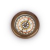NKlaus Thin Compass Made of Antique Brass 4.5 mm Pocket