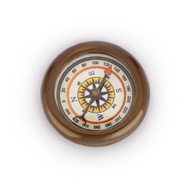 NKlaus Thin Compass Made of Antique Brass 4.5 mm Pocket Compass Direction Indicator Maritime 11650