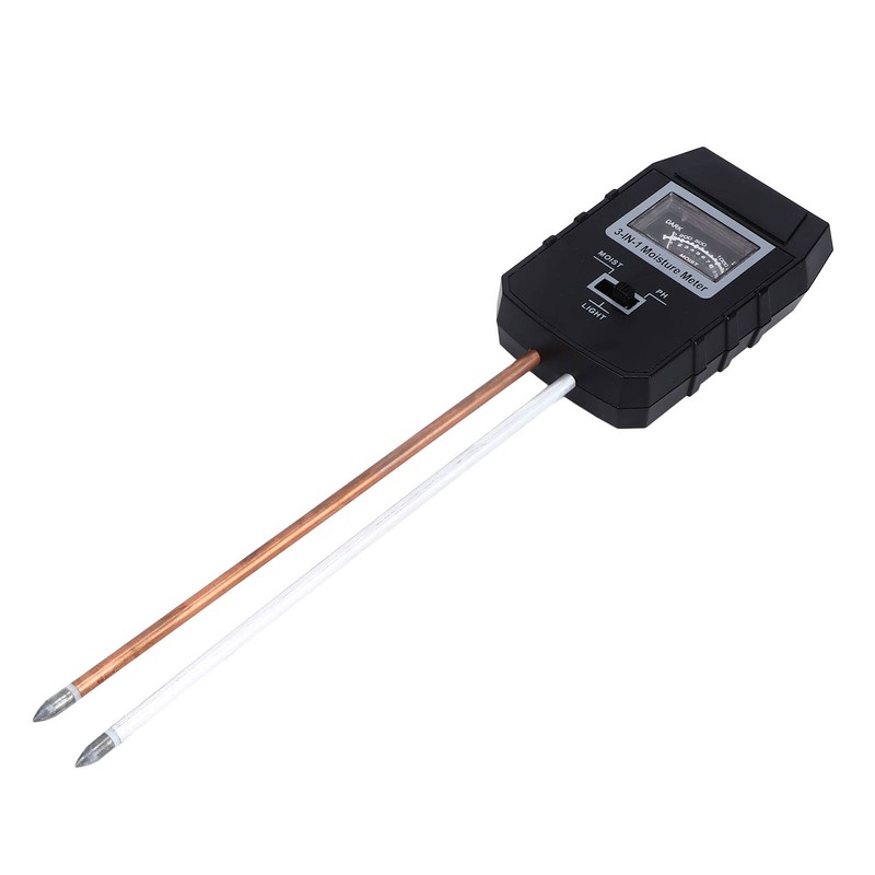 Soil Meter 3 in 1 Simple PH Moisture Plants Illumination